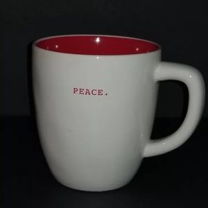 RAE DUNN 'PEACE'CHRISTMAS MUG
